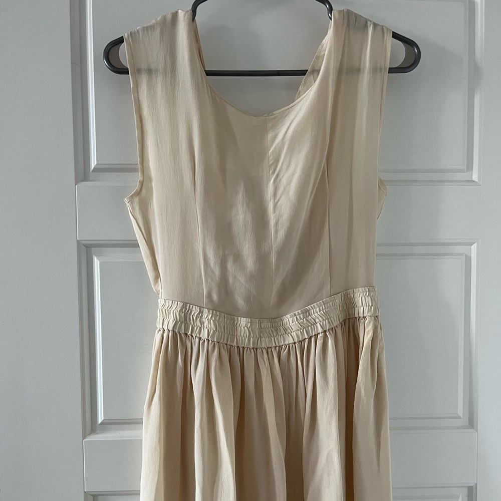 Cream coloured summer dress